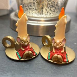 Holiday mouse decorations